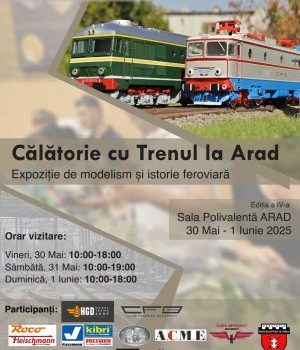 Eveniment de modelism feroviar la Arad