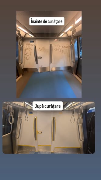 O acțiune Metrorex anti-graffiti a scos la suprafață nemulțumirile călătorilor