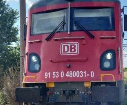Cum au deraiat fix în același loc din București două locomotive noi ale DB Cargo