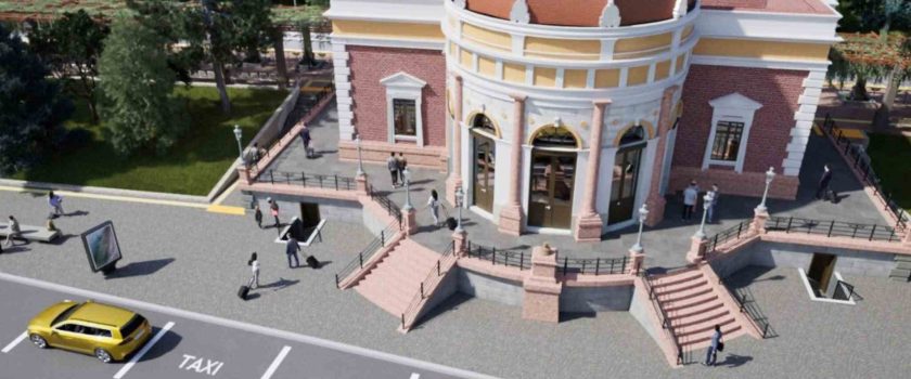 FOTO Cum va arăta gara Băile Herculane după finalizarea lucrărilor de modernizare