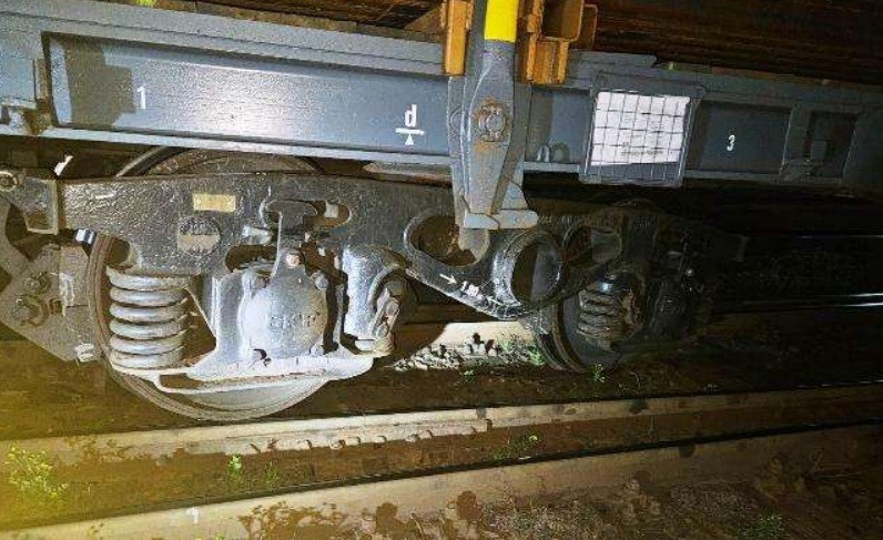 Deraiere la Chircani. Șapte vagoane ale unui tren de marfă au ieșit de pe șine
