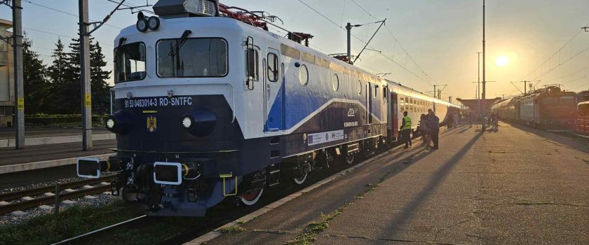 FOTO Ultima locomotivă modernizată la SCRL Brașov prin PNRR iese în teste