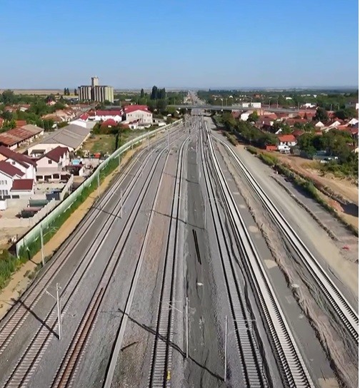 VIDEO Cel mai avansat șantier feroviar din PNRR a depășit stadiul fizic de 80%