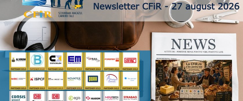 Newsletter CFiR 27 August 2026: Anunțurile săptămânii 21–27 august pe CFiR: unt, margarină și joburi pentru toate gusturile