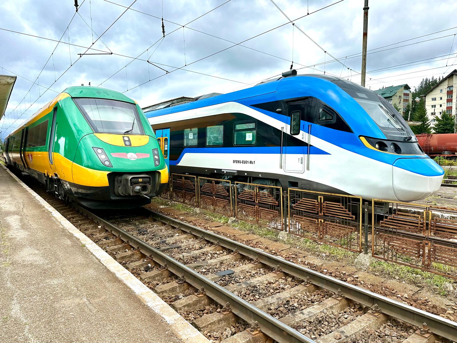 VIDEO. Trenul CRRC cumpărat de Astra Trans Carpatic filmat în Gara de Nord