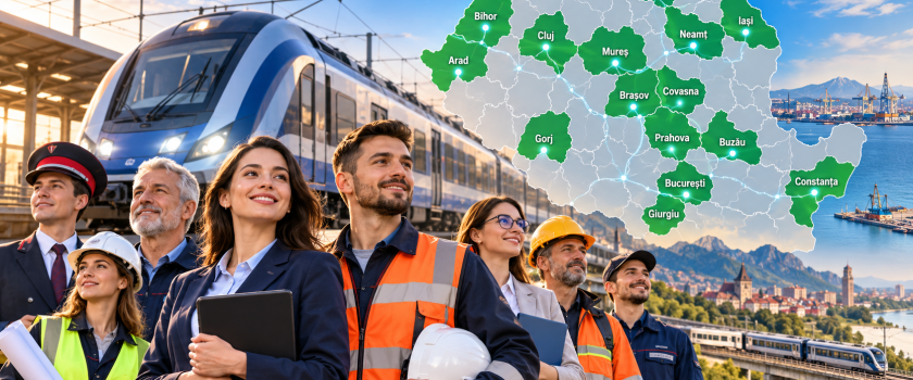 Anunțurile săptămânii 17–24 septembrie pe CFiR vin de la DB Cargo, CER Fersped, Tecnic, Cargo Trans Vagon și Ness Proiect Europe