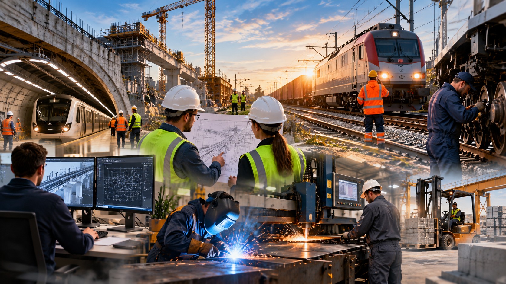 De la șantierele de metrou la locomotive și echipamente industriale: noi oportunități de carieră pe CFiR